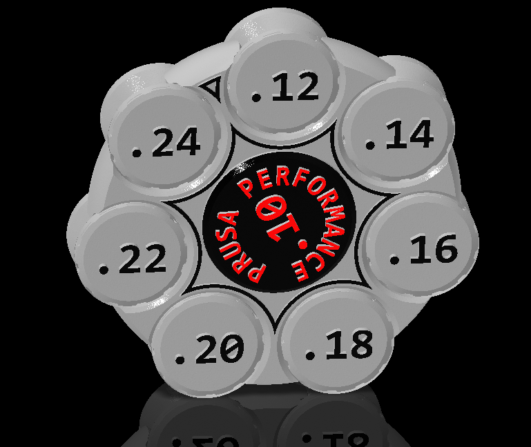 Miniatura 2 do modelo 3D Tolerance Test - Prusa Performance Level