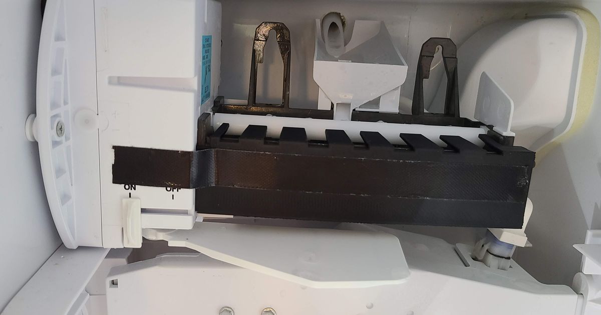 GE Profile Refridgerator Icemaker Cube Guide by Andrew Blundon ...