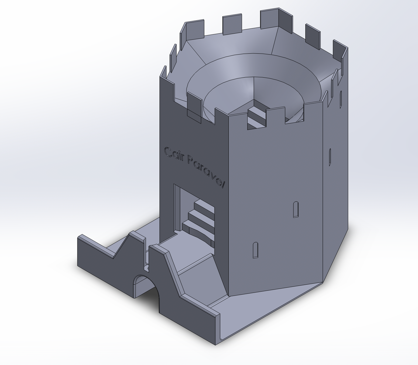 2 Player Dice Tower by Logate | Download free STL model | Printables.com