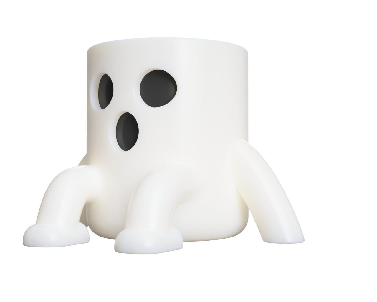 Doodle Bob Marshmallow Planter by NeilHailey | Download free STL model ...