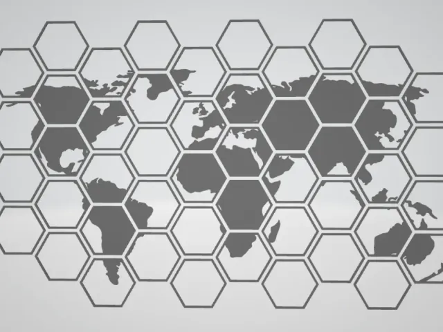 Hexagon World Map