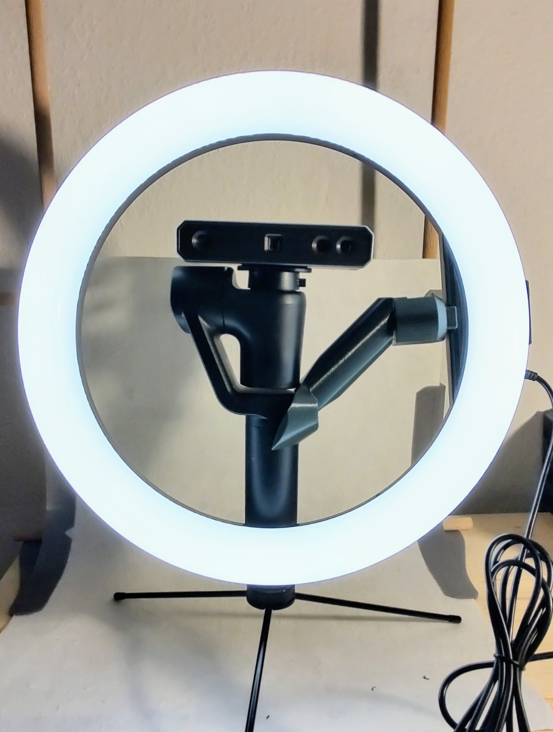 Ringlight mount for the Revopoint Handheld Stabilizer (POP and MINI Series)