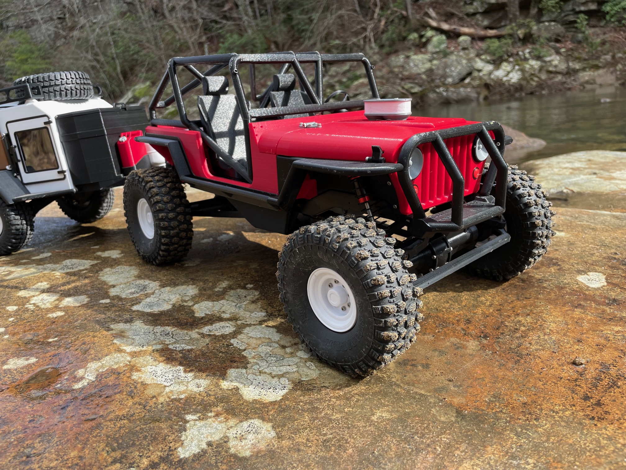 THUMPER 1 8 scale RC Car CJ7 Rock Crawler by BlackCrow No supports by BlackCrow RockyTop Download free STL model Printables