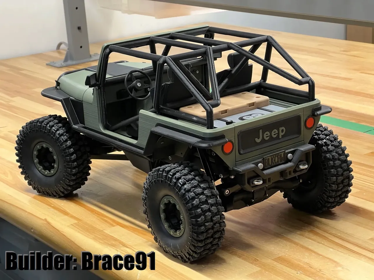 THUMPER 1:8 scale RC Car CJ7 Rock Crawler by BlackCrow (No supports!) by  BlackCrow (RockyTop), Download free STL model