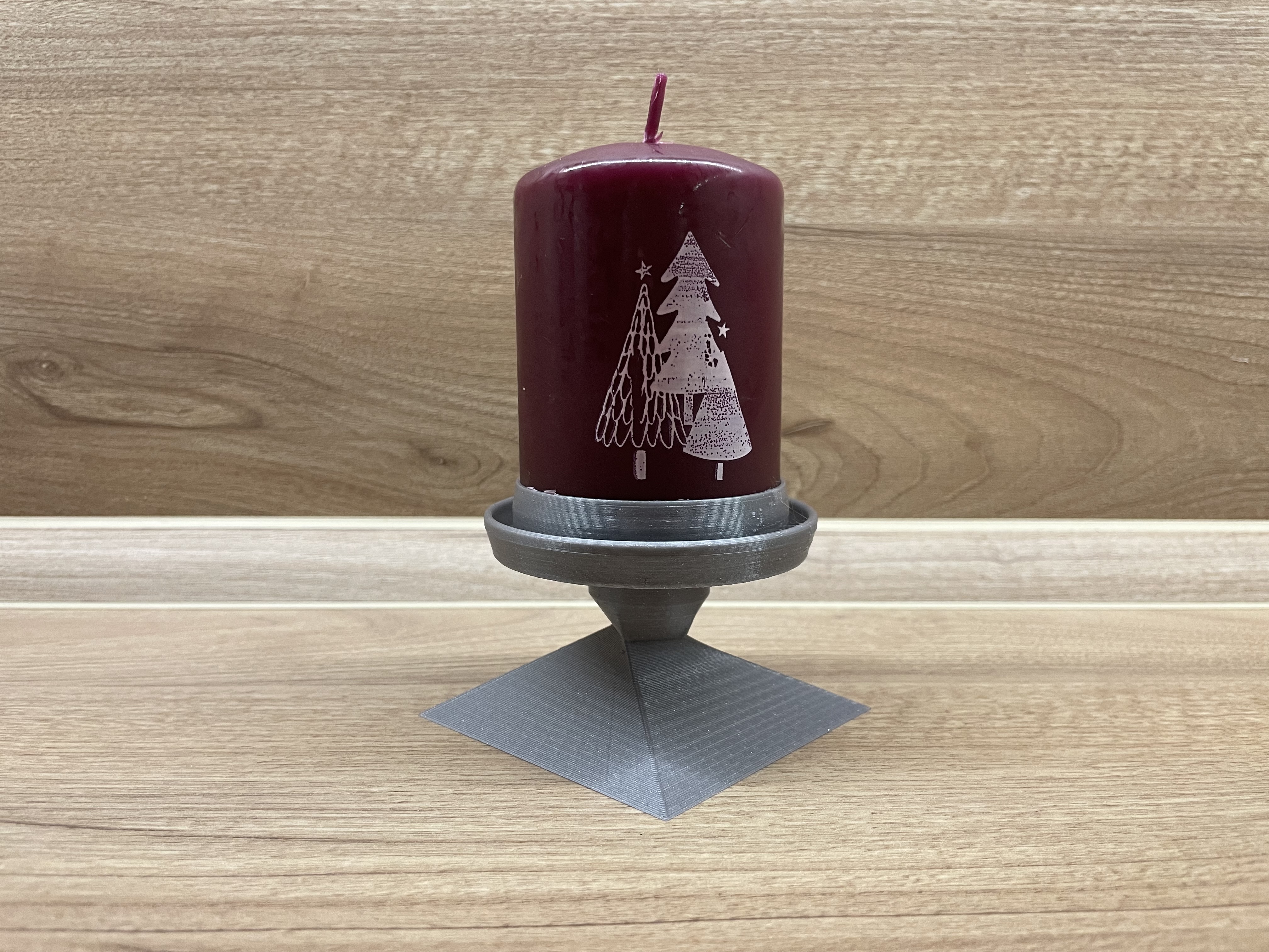 Advent candle & tealight easel