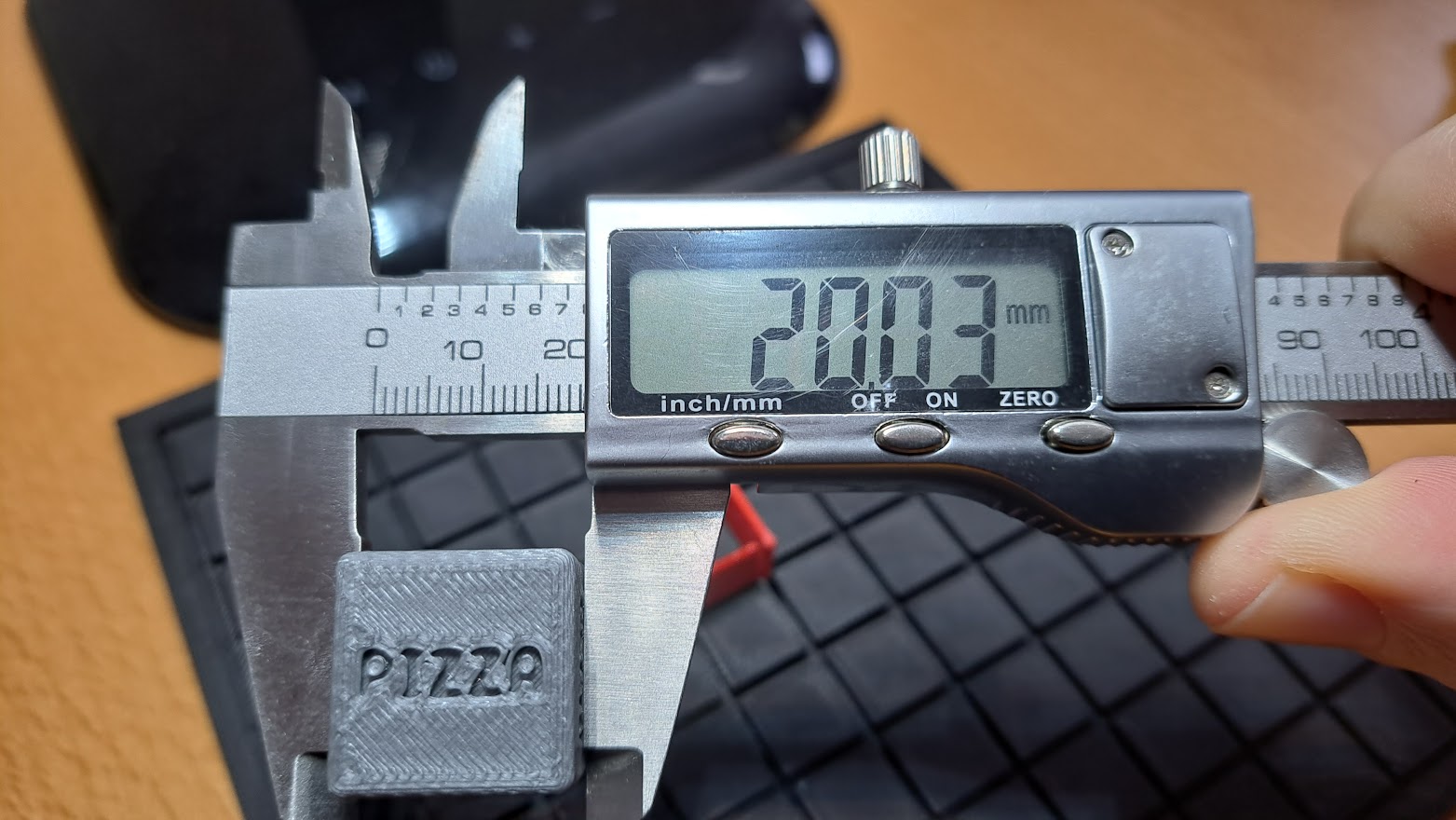 Calibration Cube + Dice "Fast food Order"