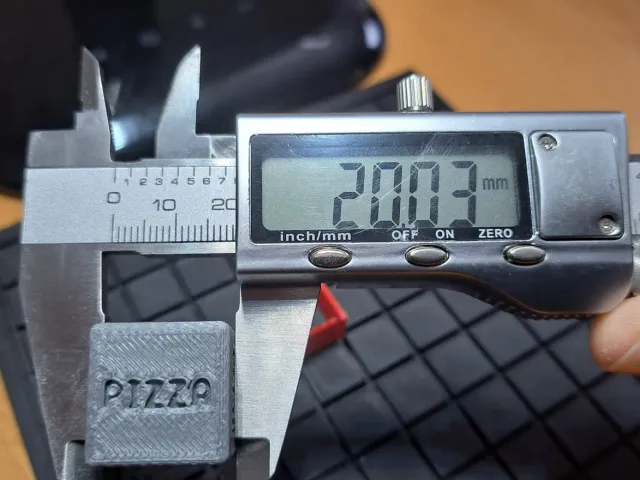 Calibration Cube + Dice "Fast food Order"