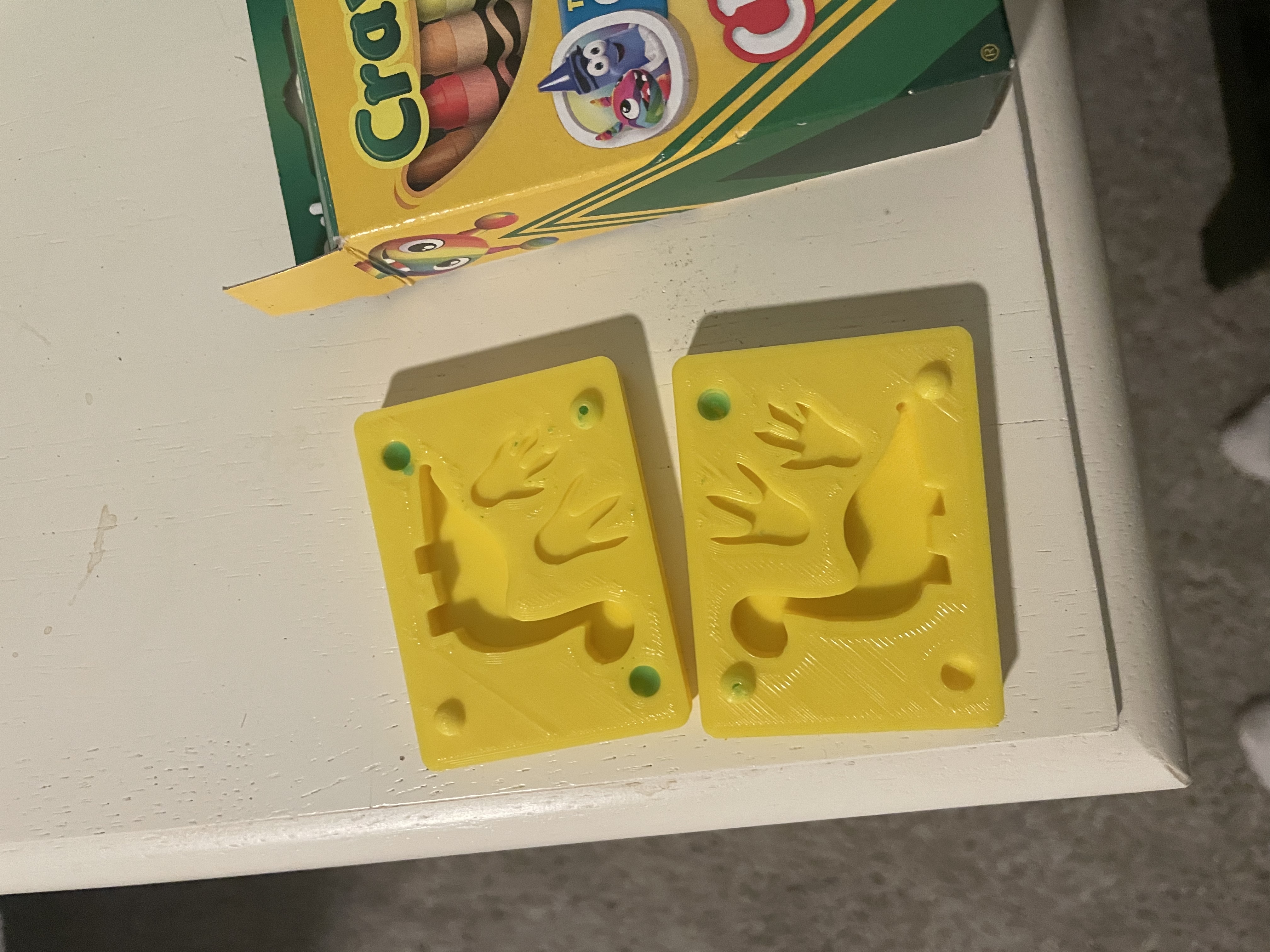 Simple Dino Mold for play doh