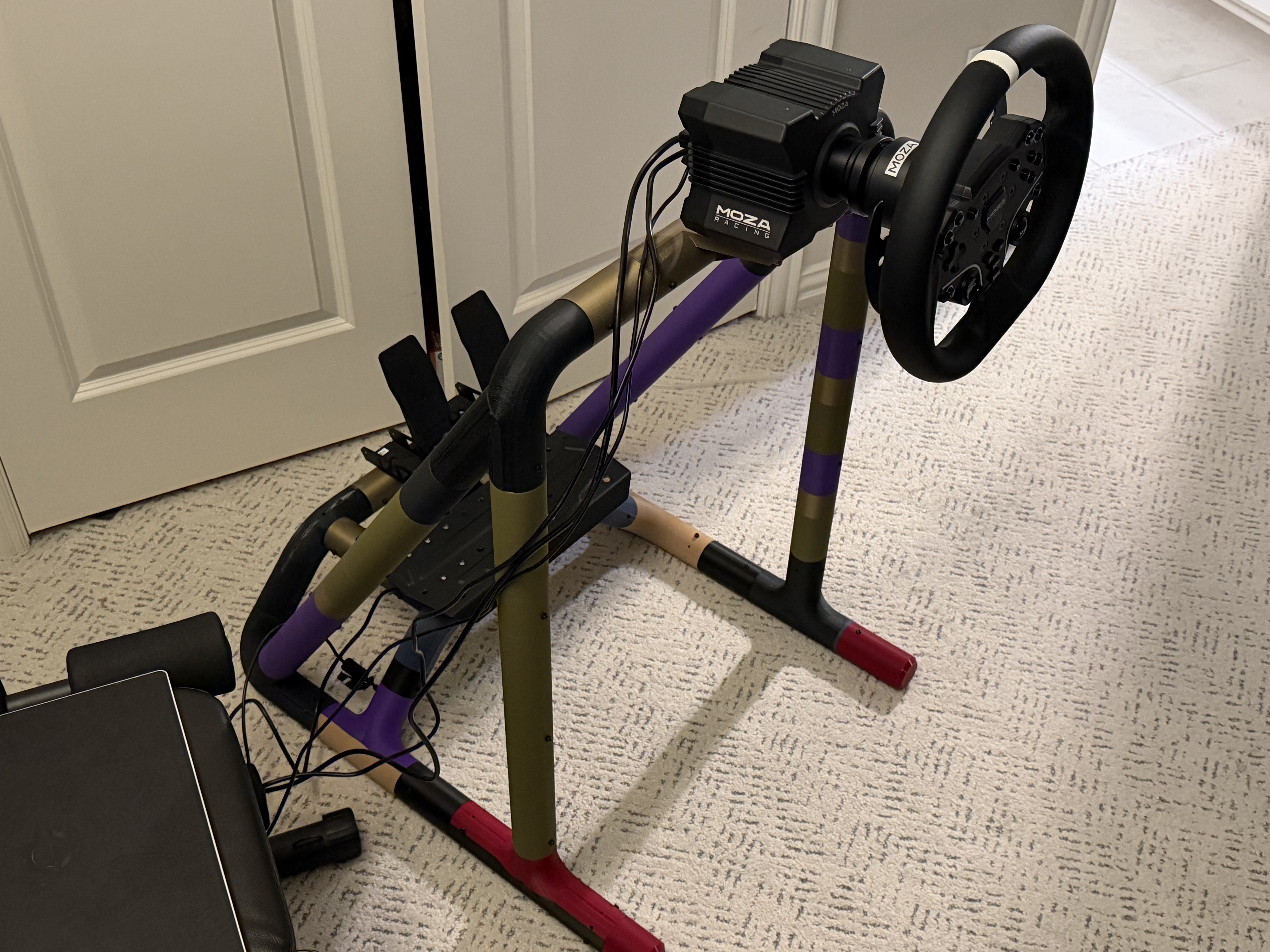 MODULAR Car Racing simulator CHASSIS RIG (FULLY 3d printable)