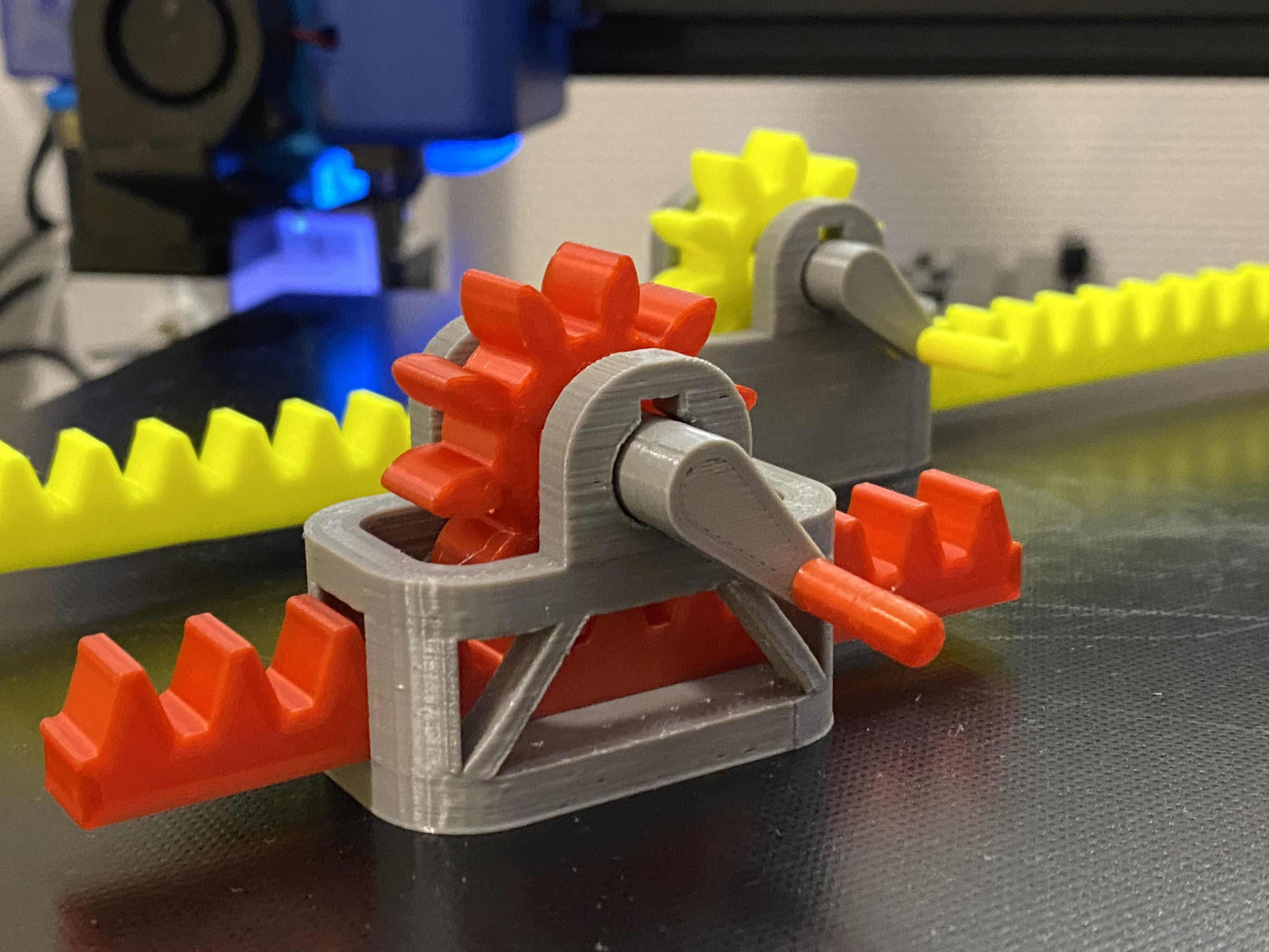 Rack And Pinion Skeletonized