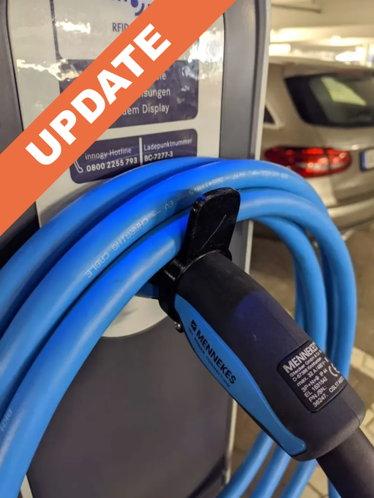 Typ 2 EV Charging Cable Bracket (Typ Mennekes/BMW/Jetty)