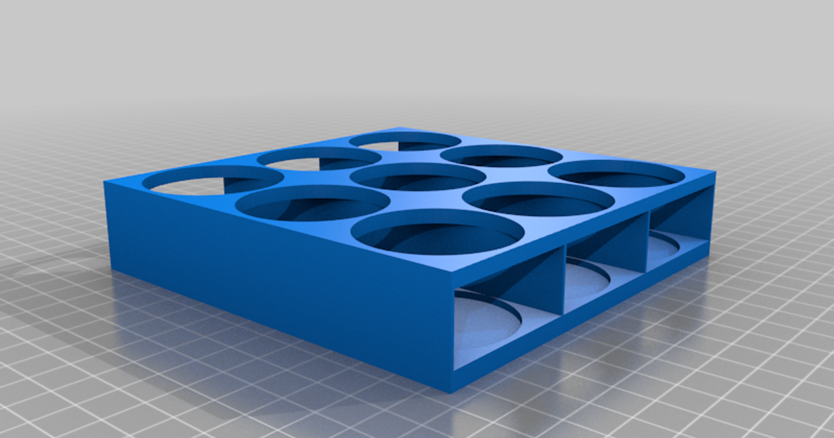 Tamiya 23ml Stackable Paint Rack by ironfan72 Download free STL model