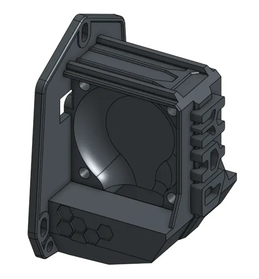 4020 Axial cooling fan adapter for M.A.D. system by Tyler Brotherton | Download free STL model | Printables.com