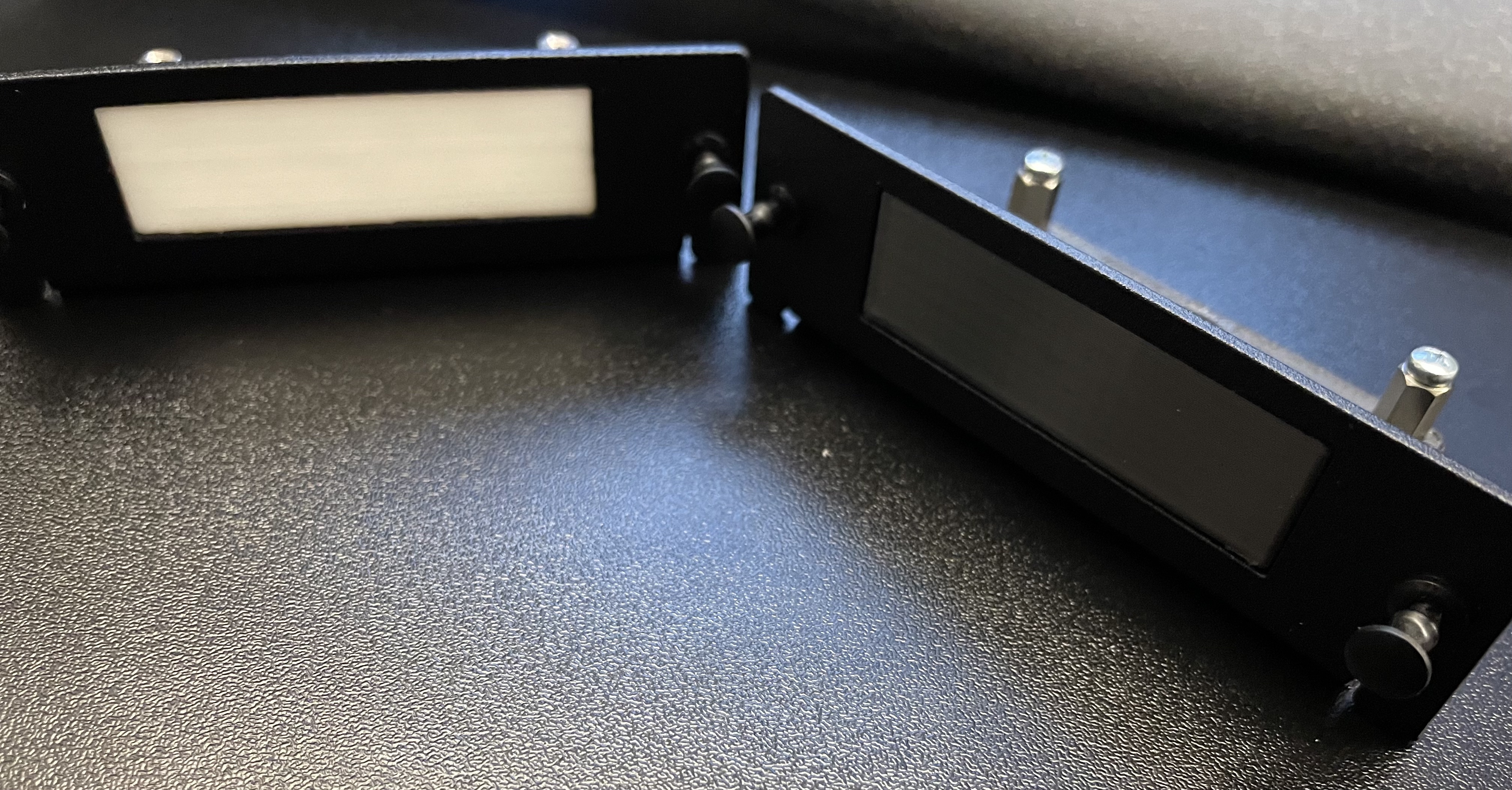 Blanking plate adapter for MyElectronics front-removable Raspberry Pi rack mount tray