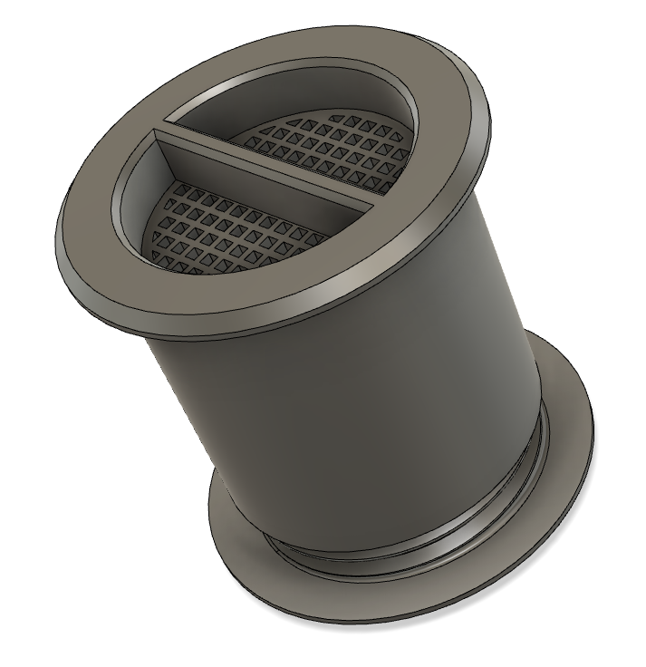 Filament Spool Desiccant Holder by warpster Download free STL model