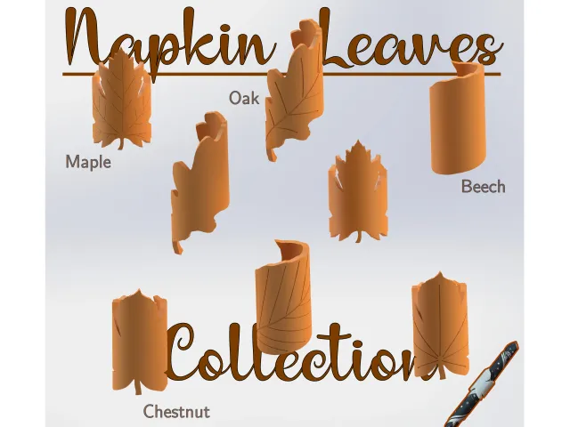 Leaf Napkin Rings