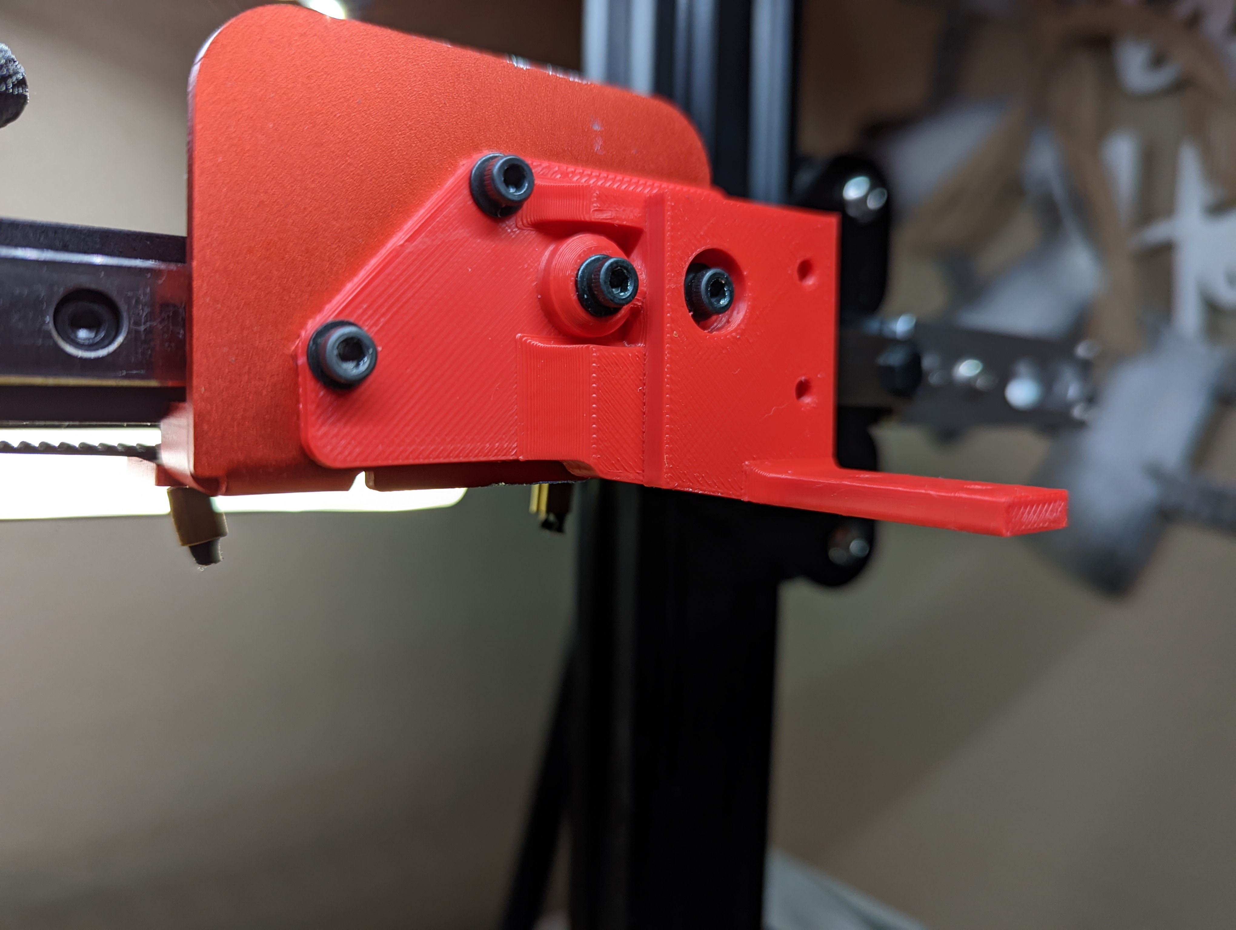 Mount plate for H2 Revo on Ender 3 V2 w/ Linear Rails by
