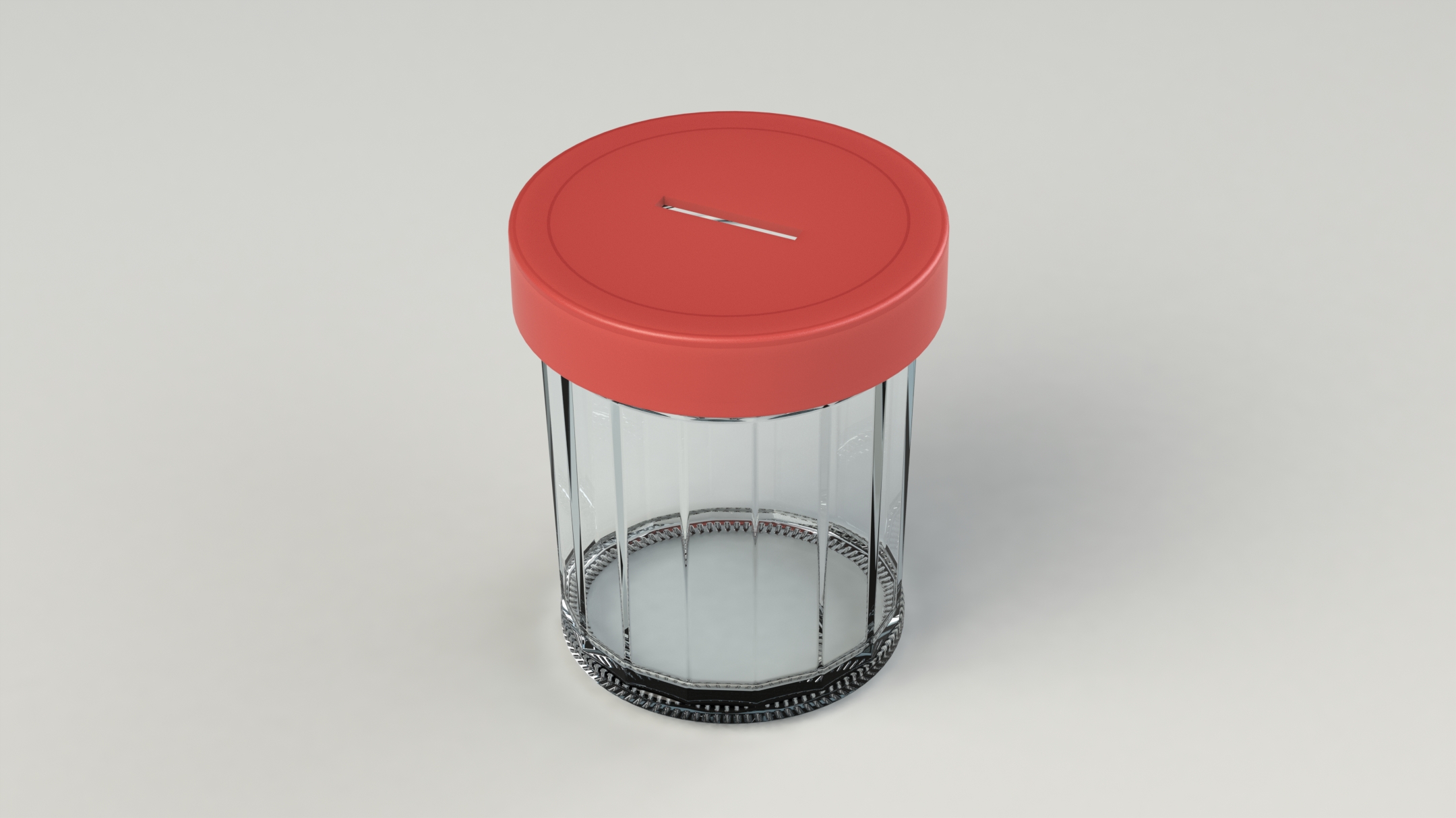 Jam jar moneybox