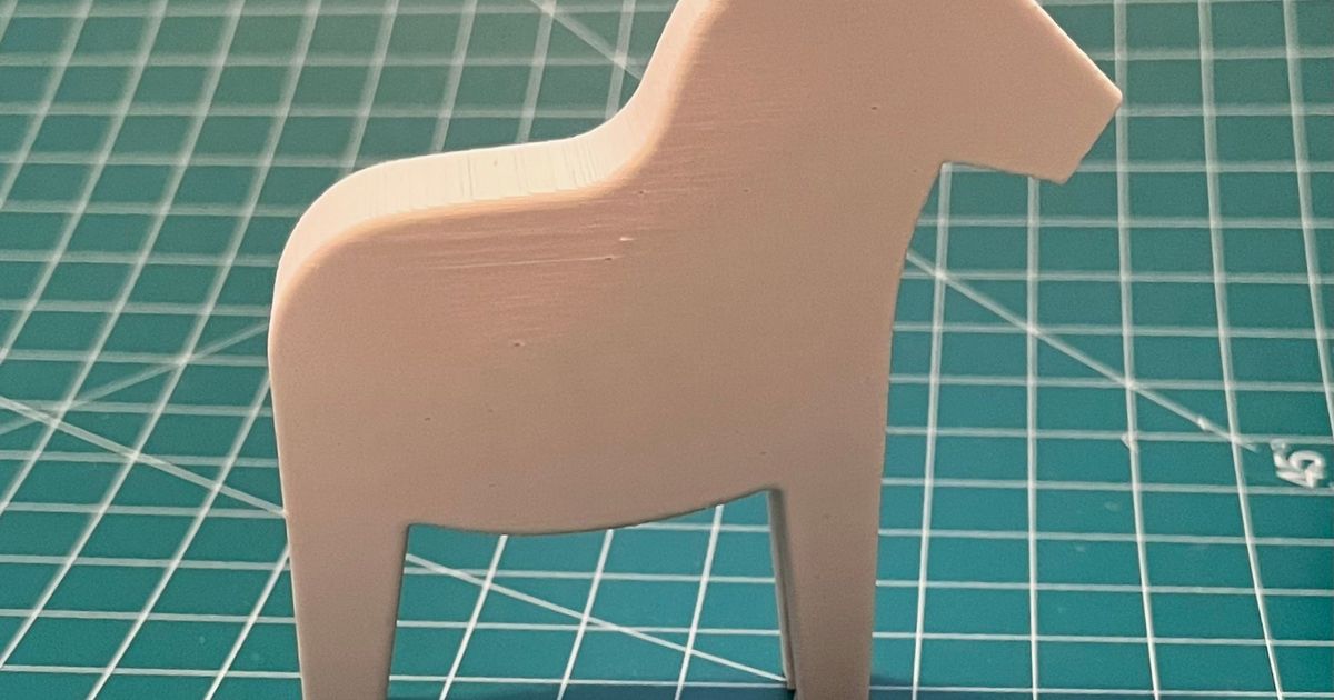 Swedish Dala Horse (dalahäst) Blank by Andi LFG Design Download