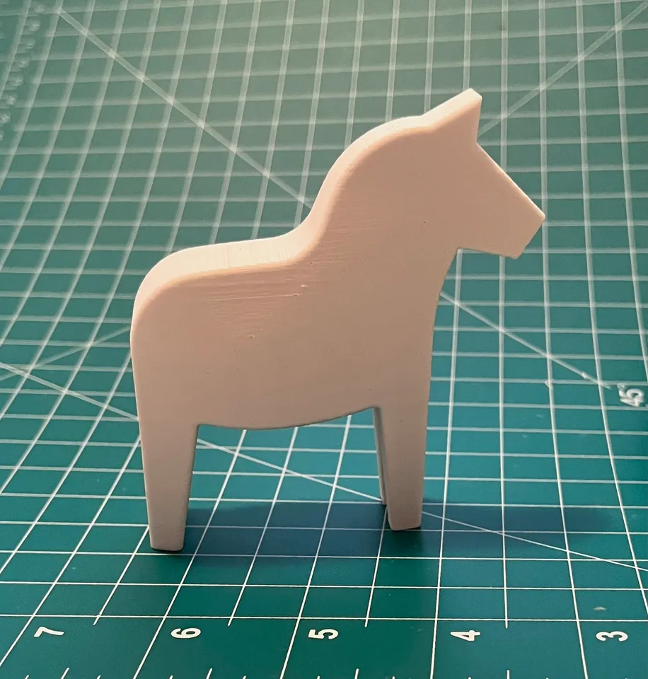 Oven Mitt Mod Dala Horse Left-hand