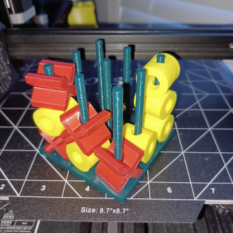 Tic Tac Toe- 3D Printing and Modeling : 4 Steps - Instructables