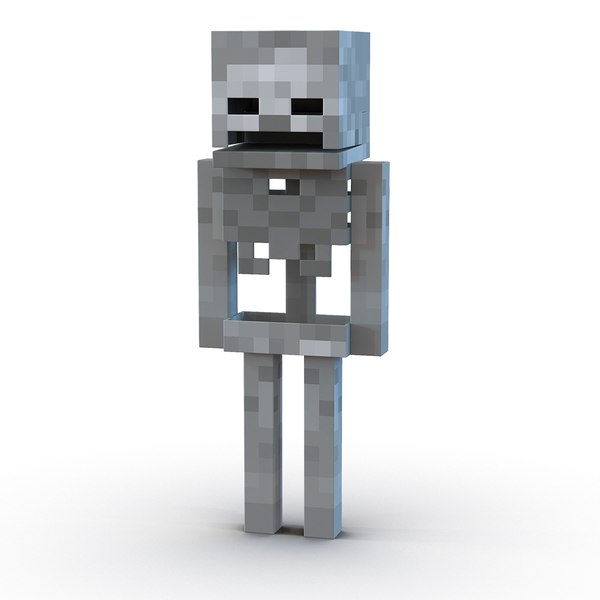 Minecraft Skelet Schach Figur