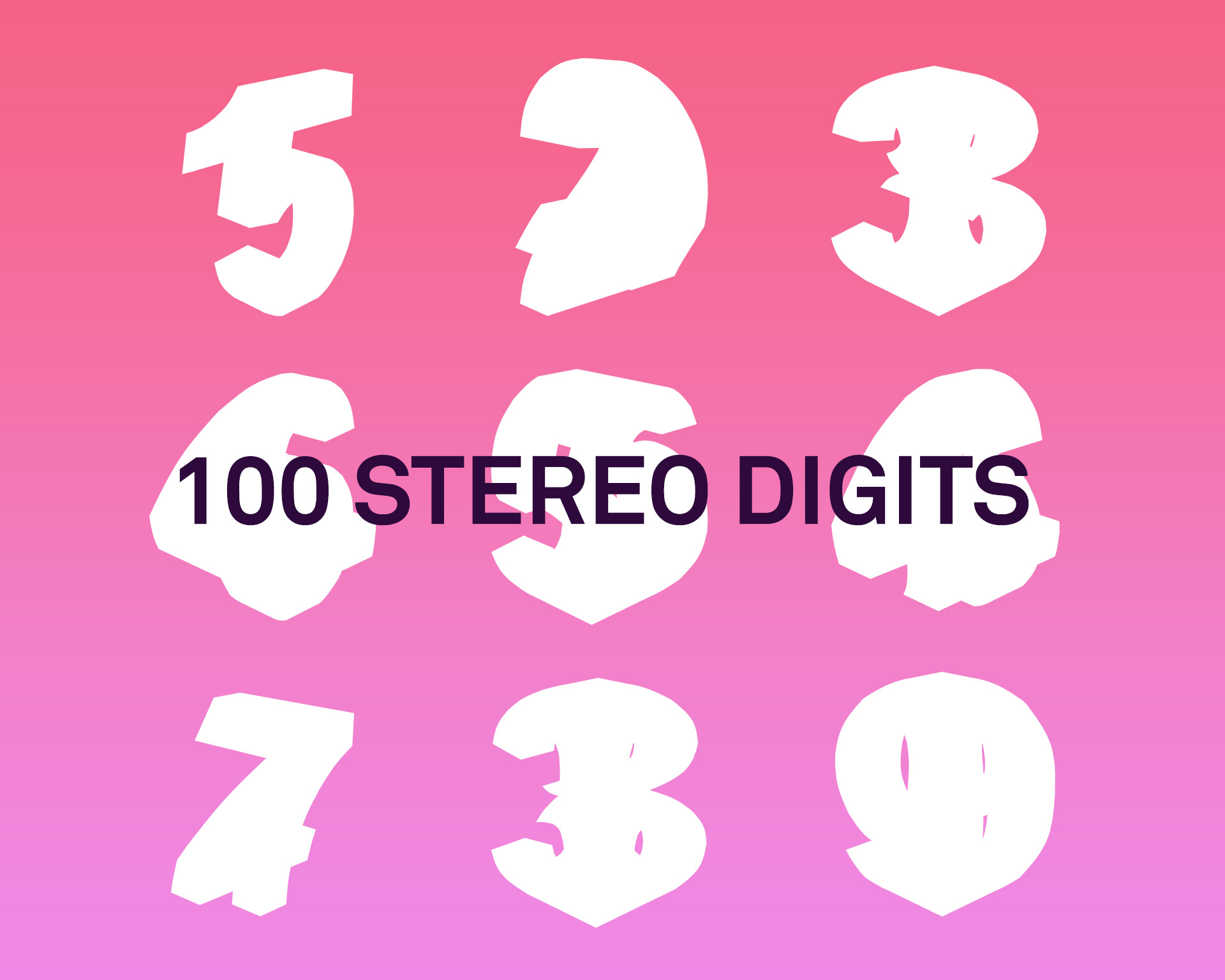 Stereo Digits 0123456789