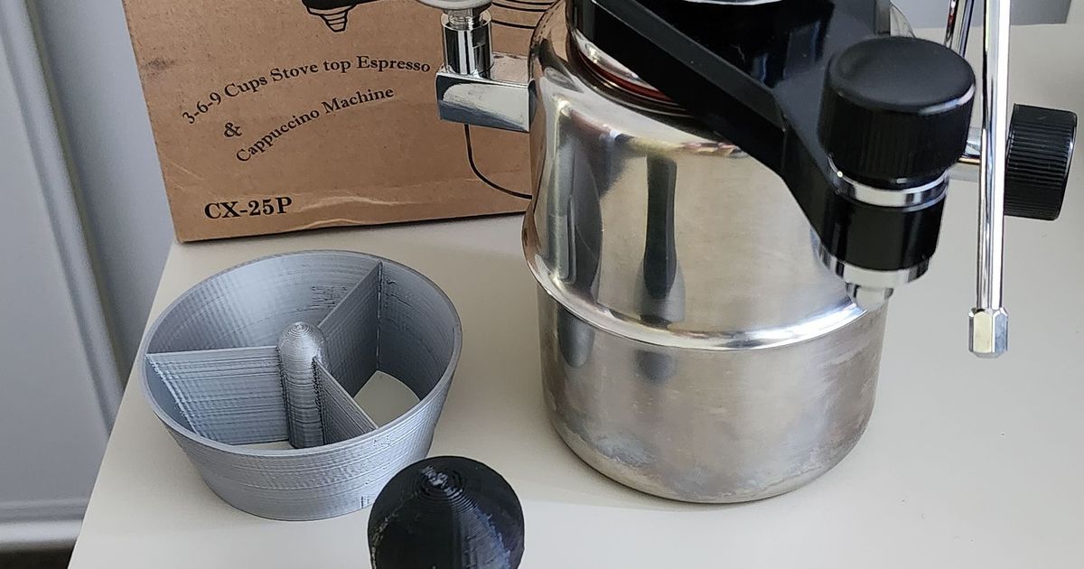 Bellman CX25P Coffee Funnel & Tamper by Phill Bond Download free STL