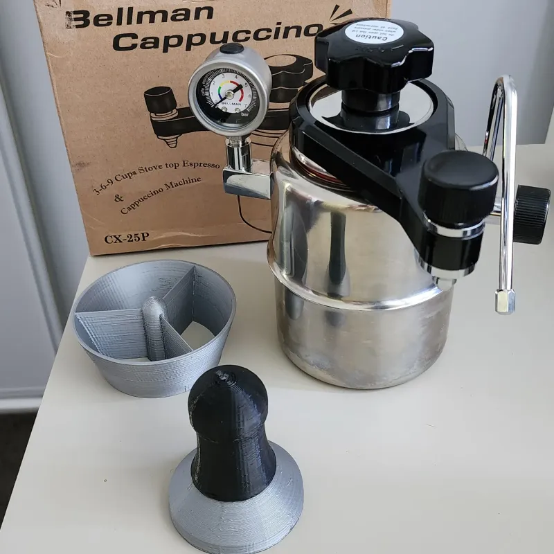 Bellman Stove top steamer and custom single hole tip