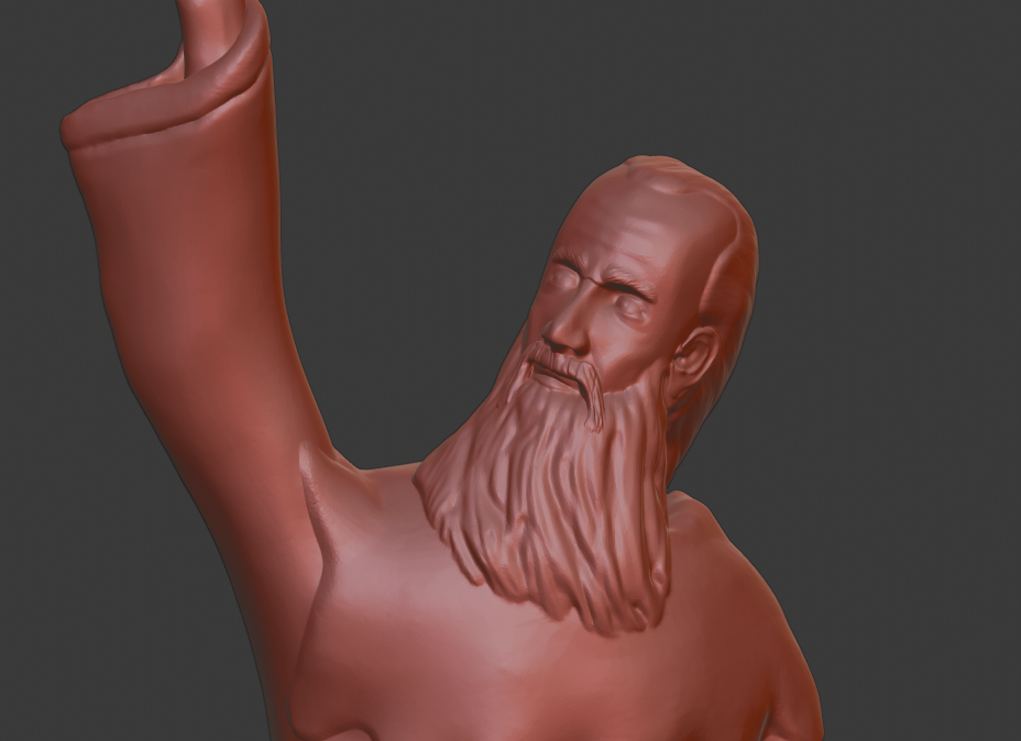 Miniatura 4 do modelo 3D Wizard casting spell