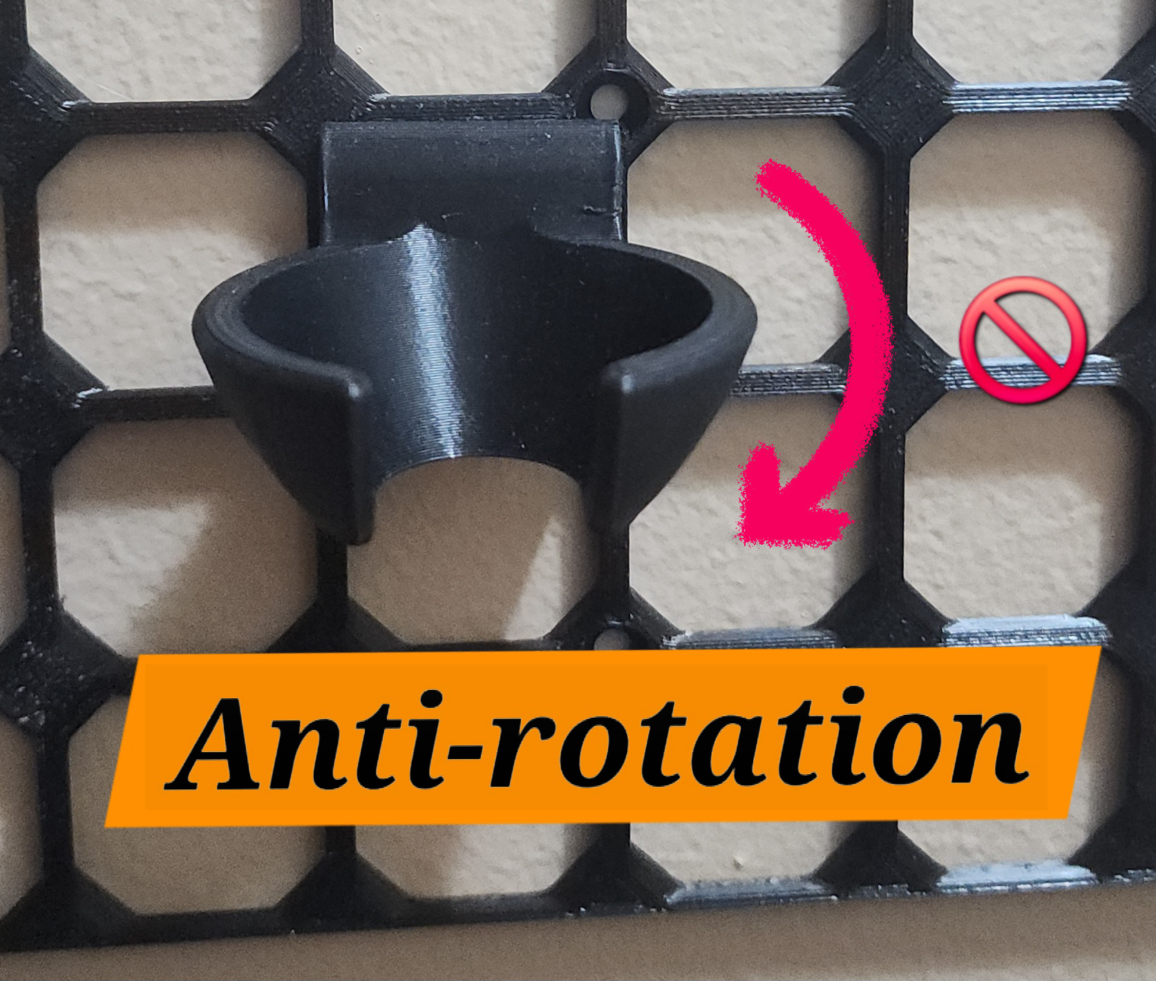Multiconnect Anti-rotation snaps for openGrid
