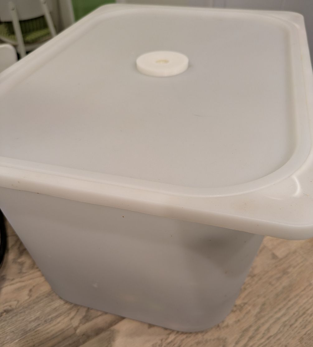 Ikea Trofast recessed handle lid hole cover