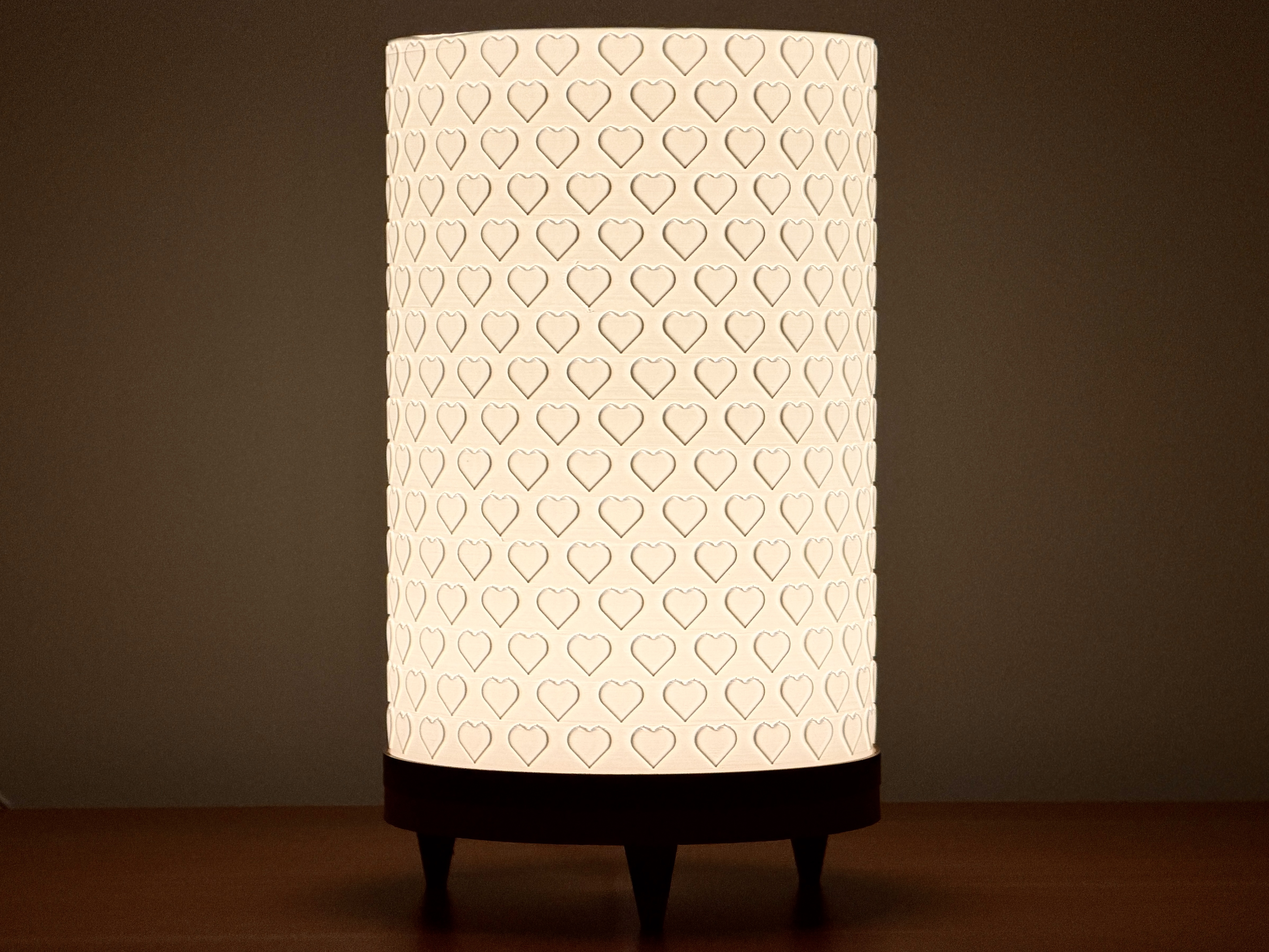 Heart Pattern Table Lamp — thumbnail 2