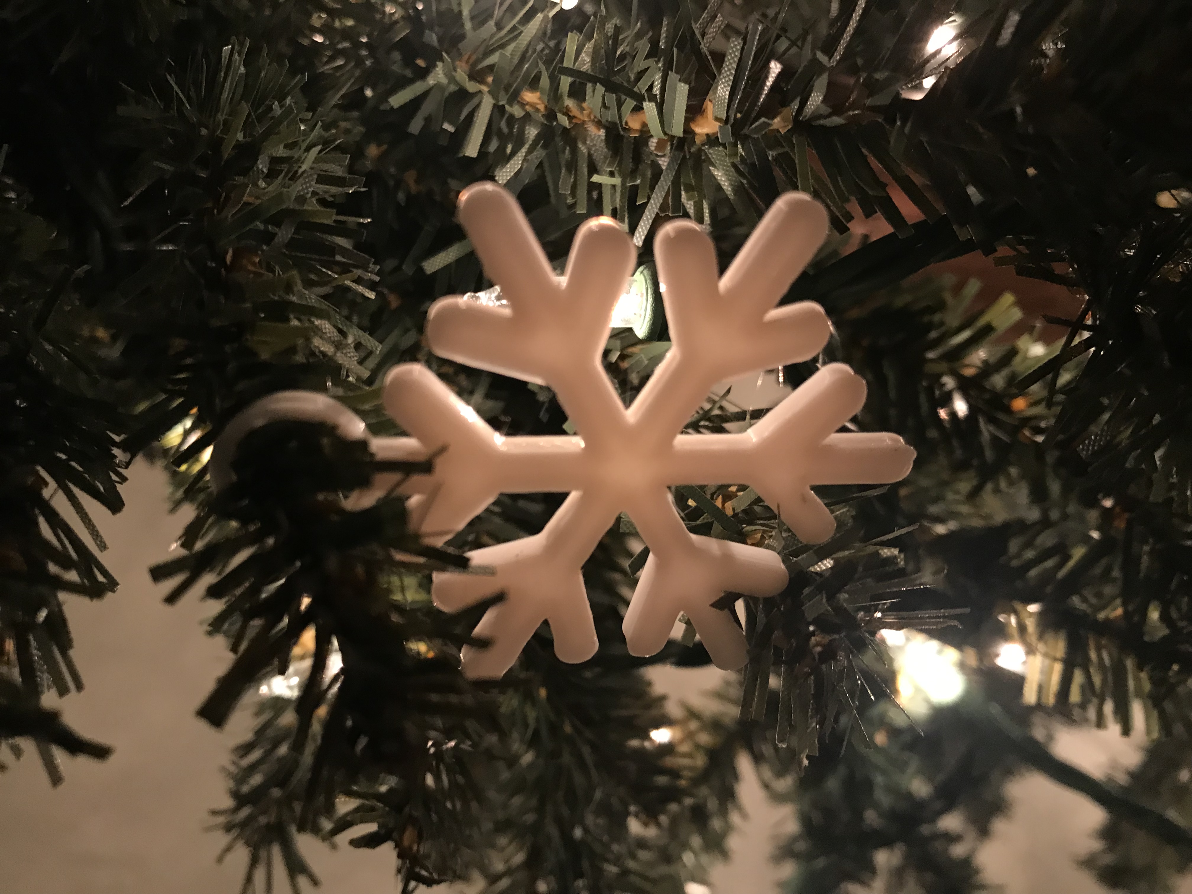 Nordic snowflake ornament