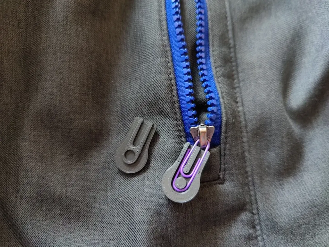 Zipper pull with paperclip by PawelC Download free STL model