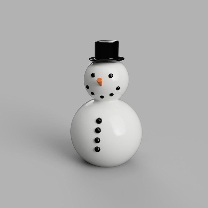 Snowman (multi-color) by Zappa | Download free STL model | Printables.com