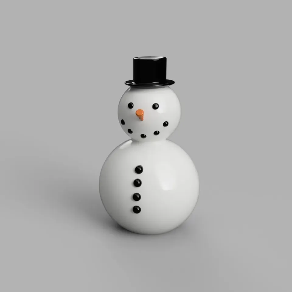 Snowman (multi-color) by Zappa | Download free STL model | Printables.com