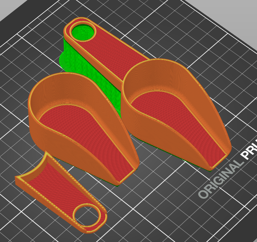 Miniatura 3 do modelo 3D Small Flour Scoop