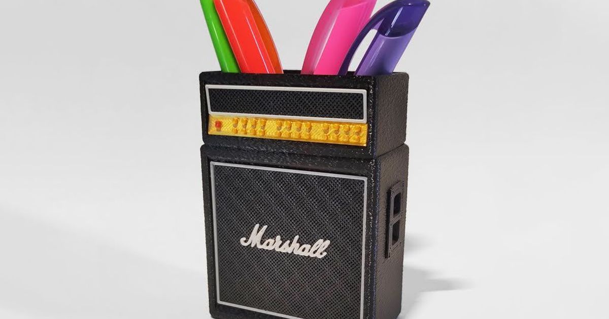 Guitar Amplifier Organizer (vase mode!) by kth0 Download free STL