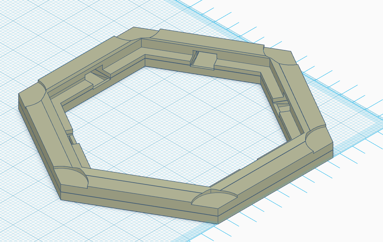 Catan v2 Base: Flat 3x6mm magnets
