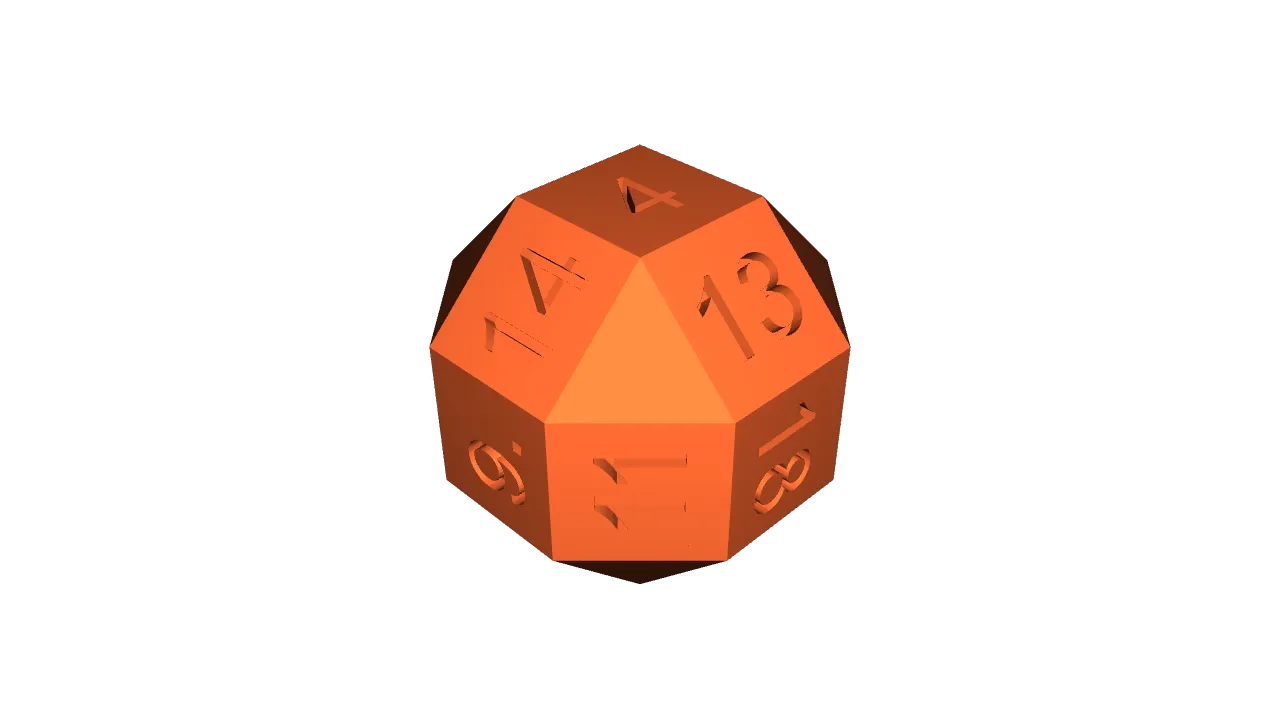 18 sided Dice by DodoRC | Download free STL model | Printables.com