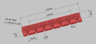 Wera Tool-Check Plus (without belt clip) wall holder by ksuszka, Download  free STL model