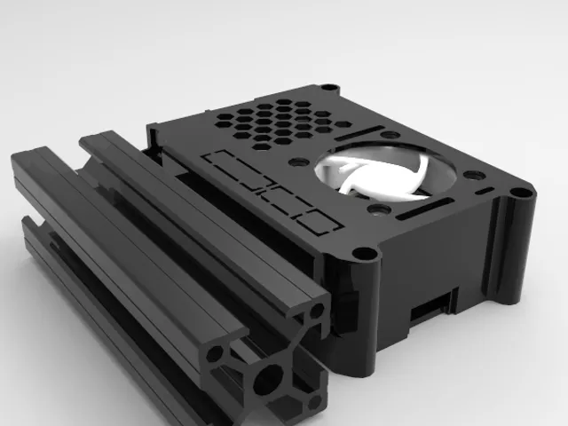 Octoprint - Raspberry Pi3 case with internal Noctua fan