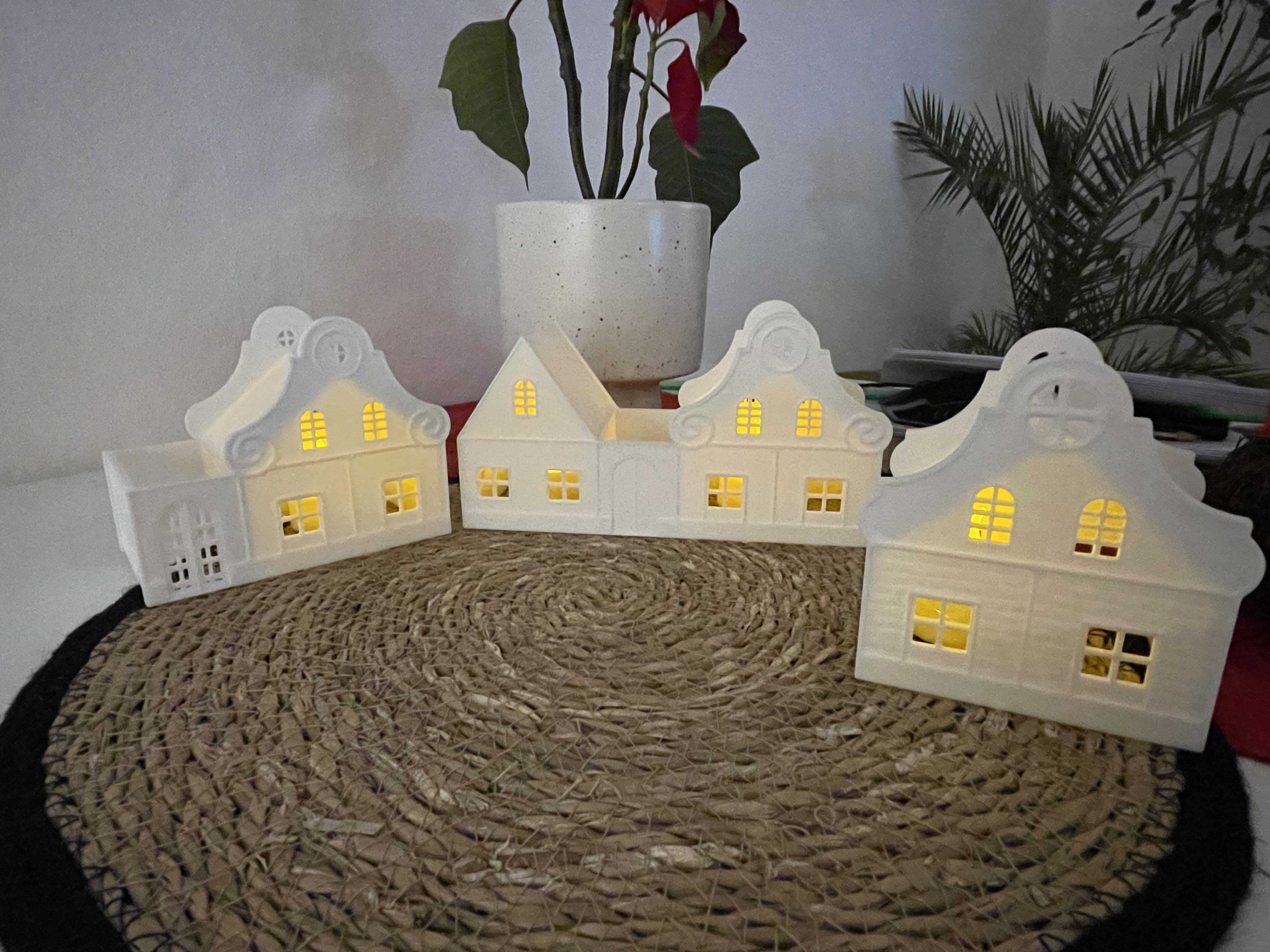 Houses xmas decoration