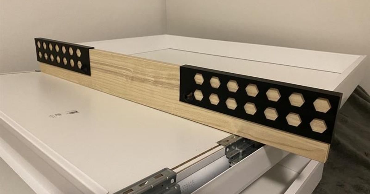 drilling template for ikea drawer handels by Thomas Download free STL