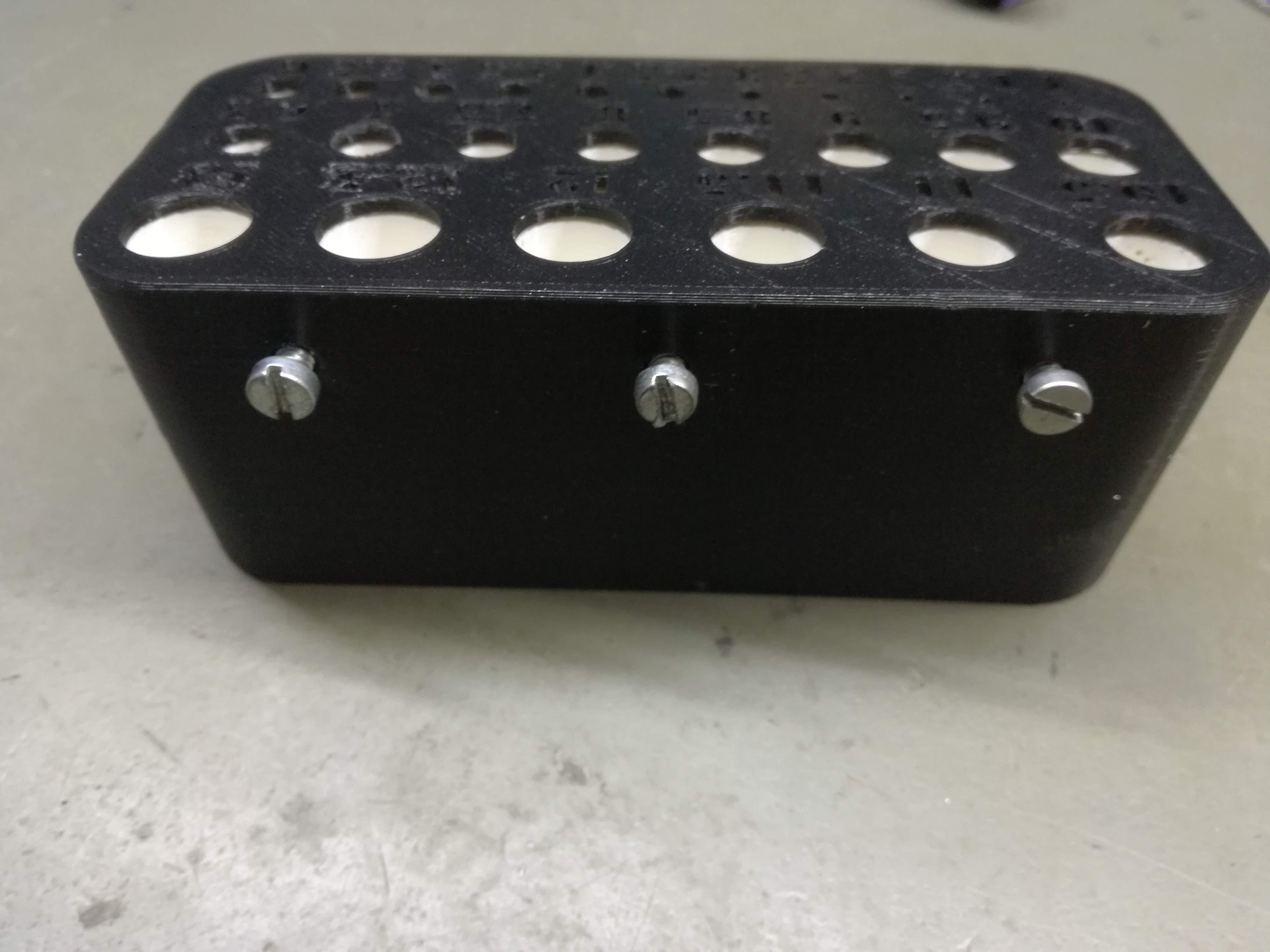 Hole Transfer Punch Set Wall Case by Stynus Download free STL model