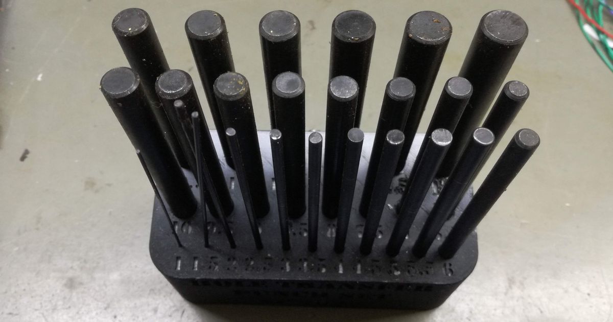 Hole Transfer Punch Set Wall Case by Stynus Download free STL model