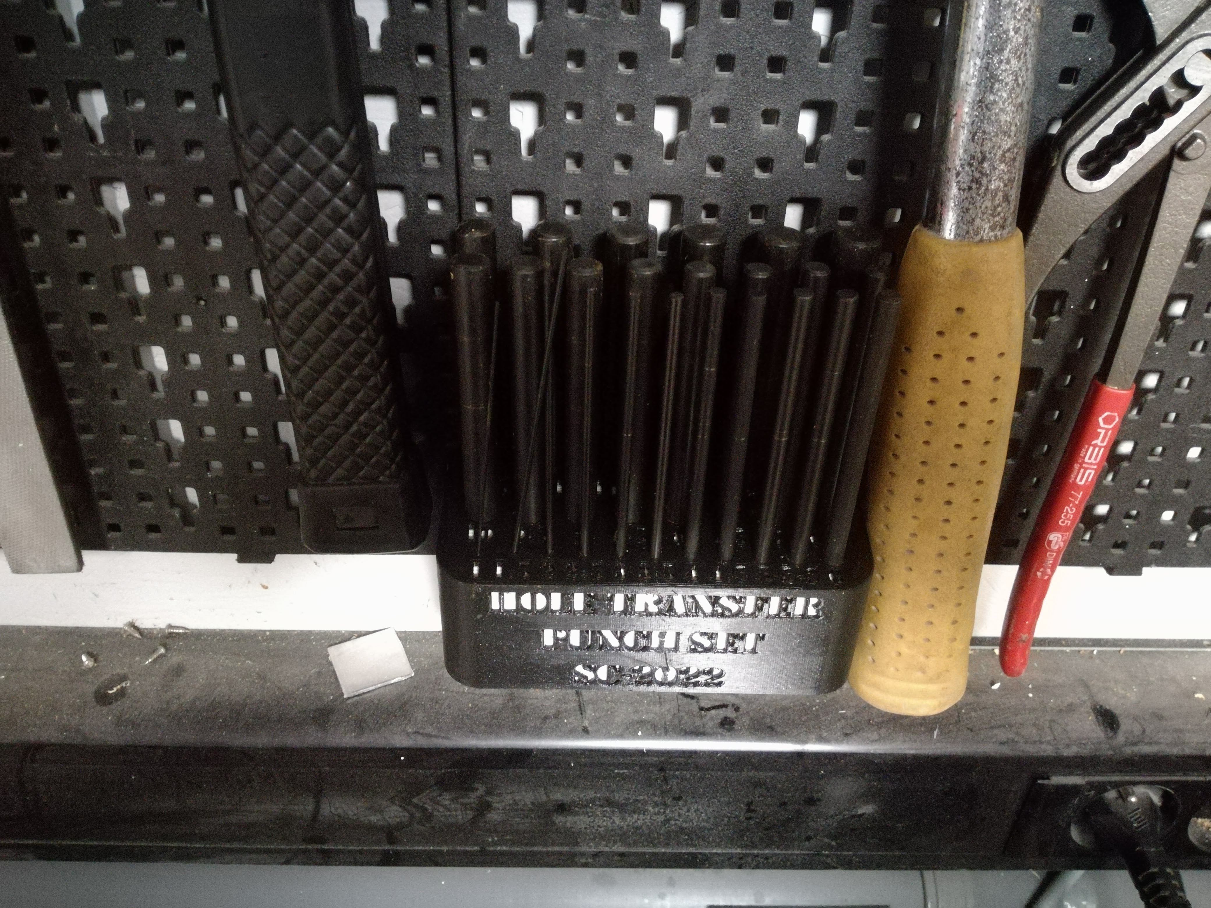 Hole Transfer Punch Set Wall Case by Stynus Download free STL model