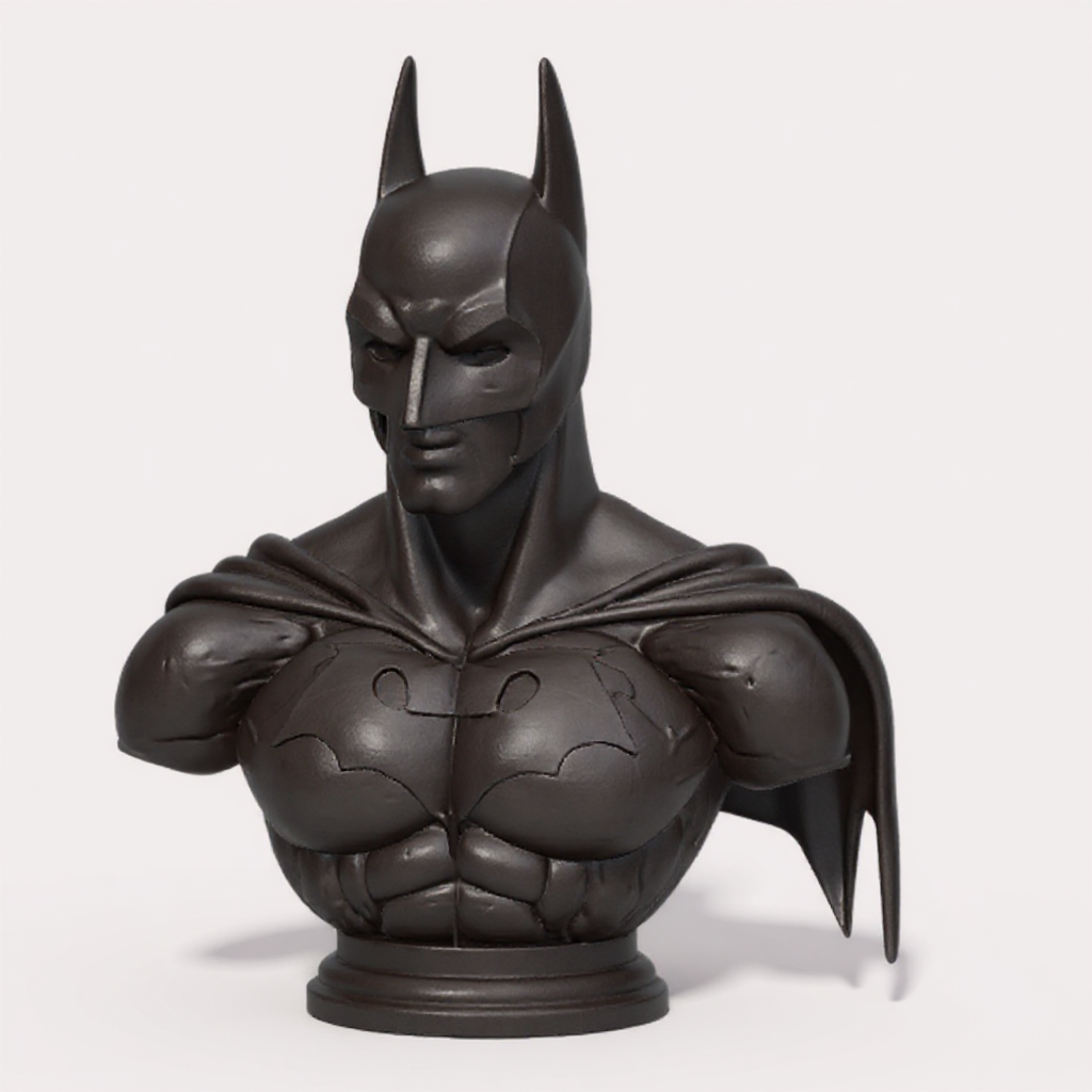 Realistic bust of Batman