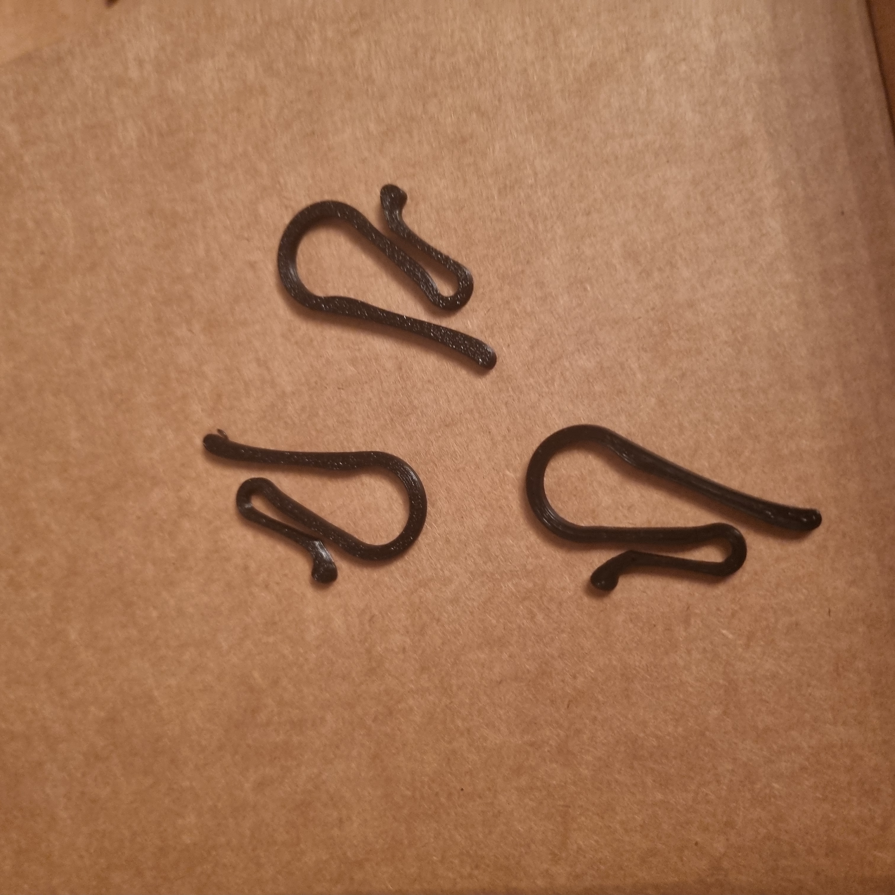 Miniatura 3 do modelo 3D Christmas lighting gutter hook